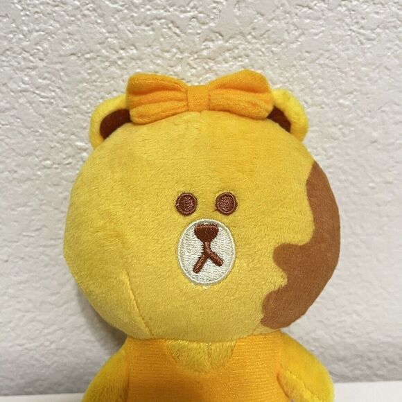 Line Friends Choco Painted Plush Sally Makes Everything Yellow 6" NWT - Picture 3 of 11